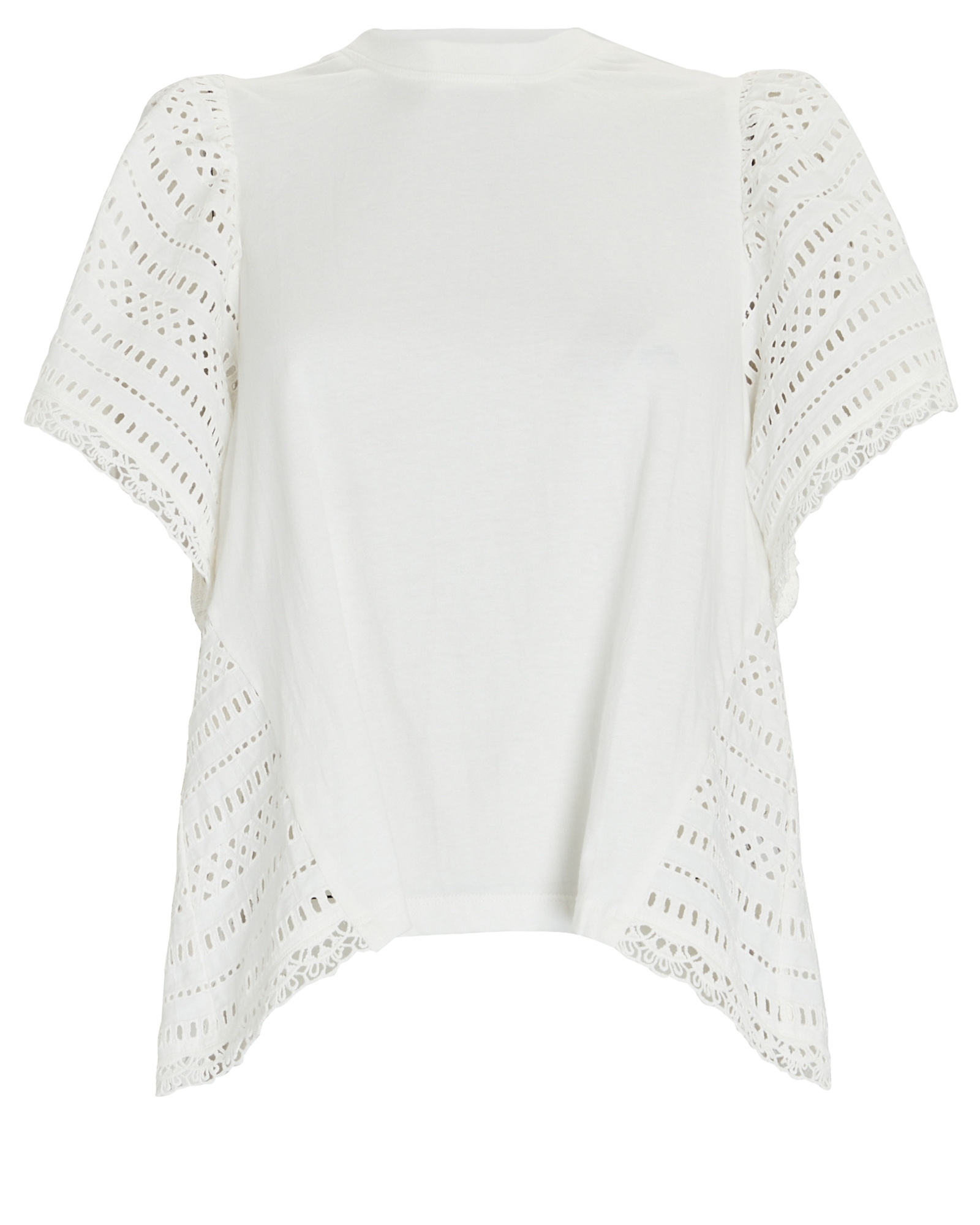Sea Lina Flutter Eyelet Cotton T-Shirt | INTERMIX®