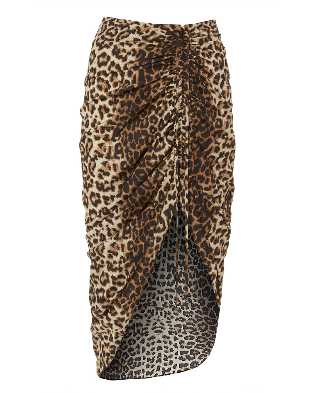 Ari Asymmetrical Leopard Skirt | INTERMIX®