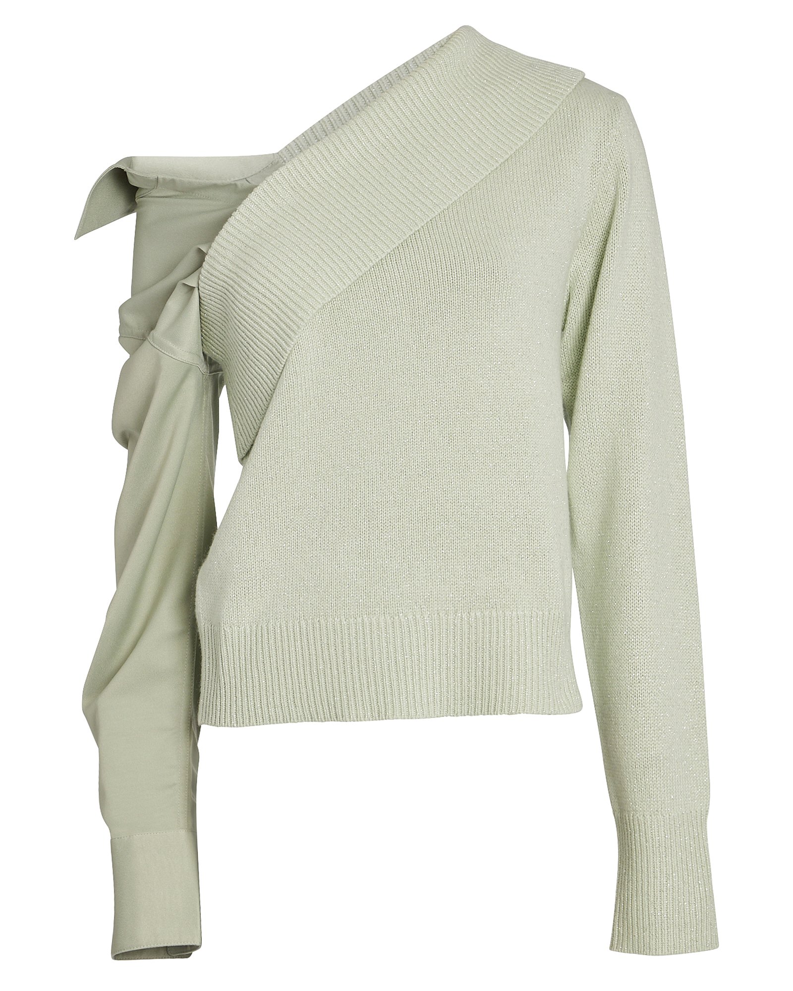 Hellessy | Joffe Satin Sleeve Sweater | INTERMIX®