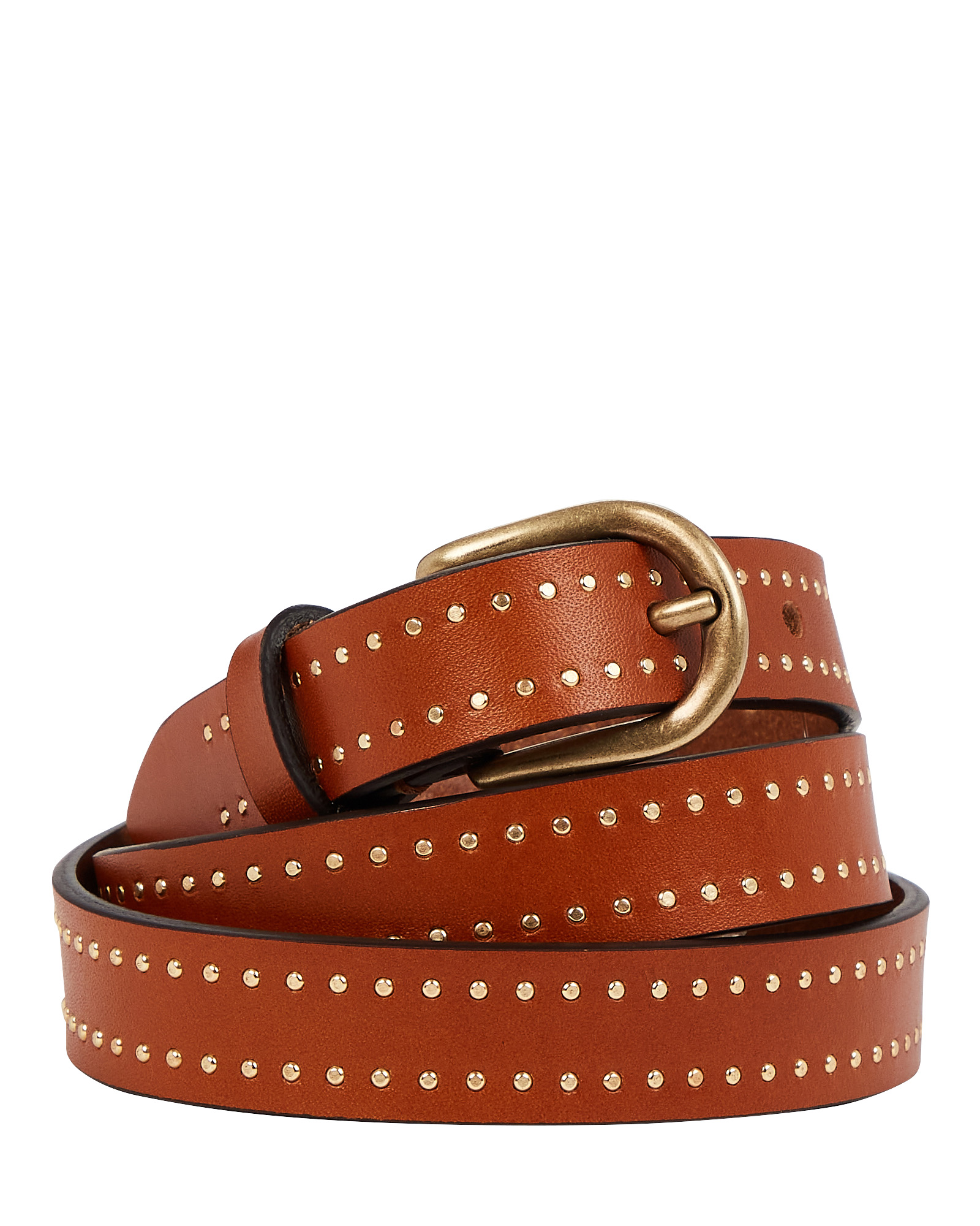 Isabel Marant Kane Studded Leather Buckle Belt | INTERMIX®
