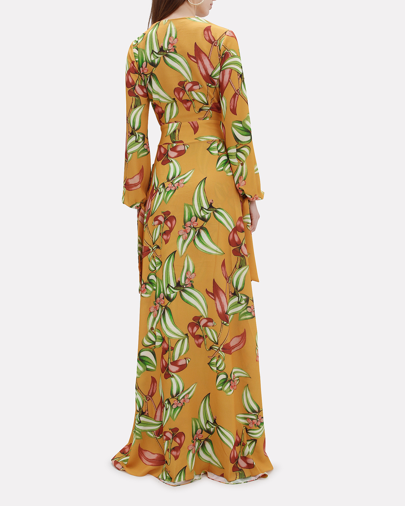Zebrina Floral Wrap Maxi Dress | INTERMIX®