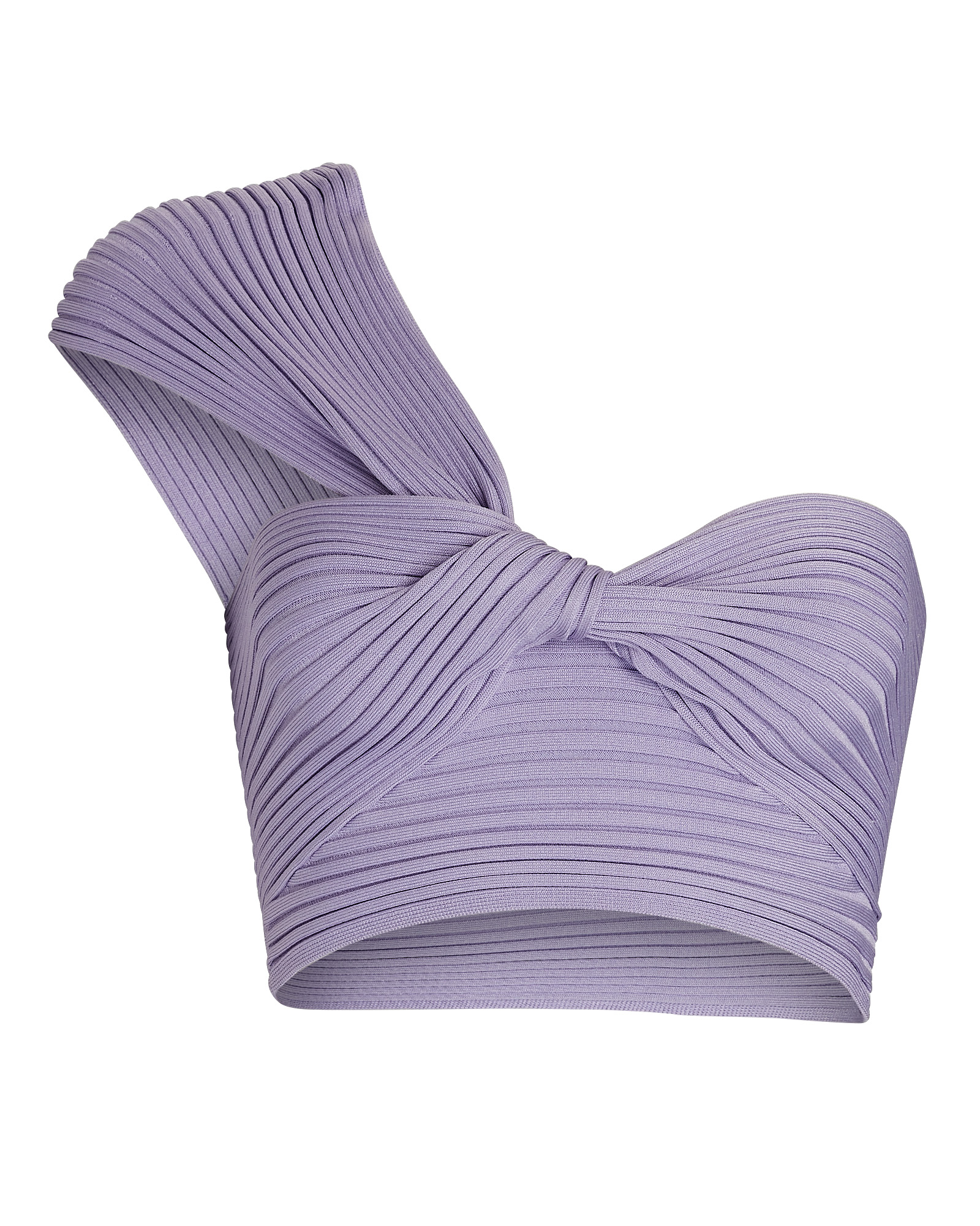 Adira One-Shoulder Rib Knit Crop Top