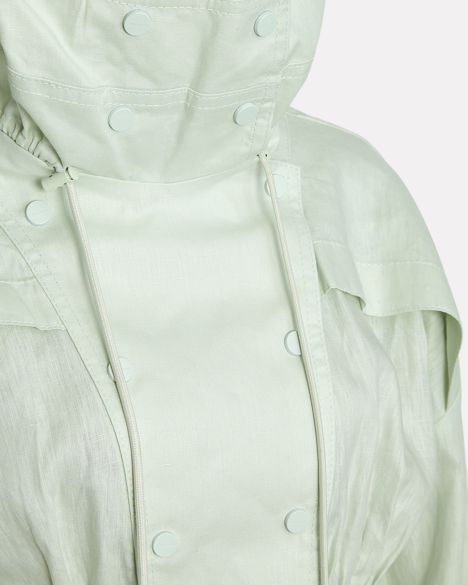 Zimmermann Glassy Cropped Linen Jacket | INTERMIX®