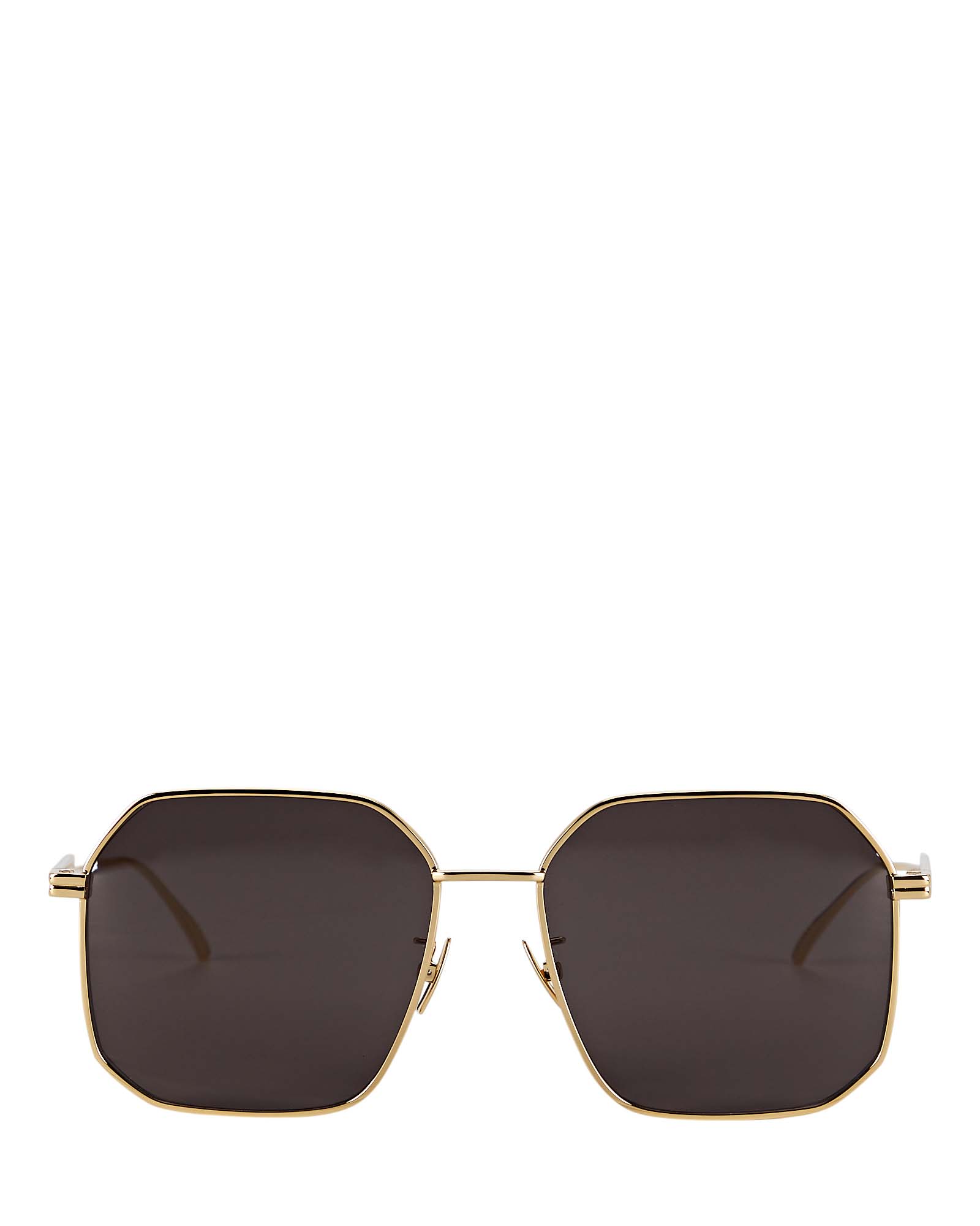 Womens Accessories Sunglasses Bottega Veneta Bv1108sa 001 Shiny Gold in Black 