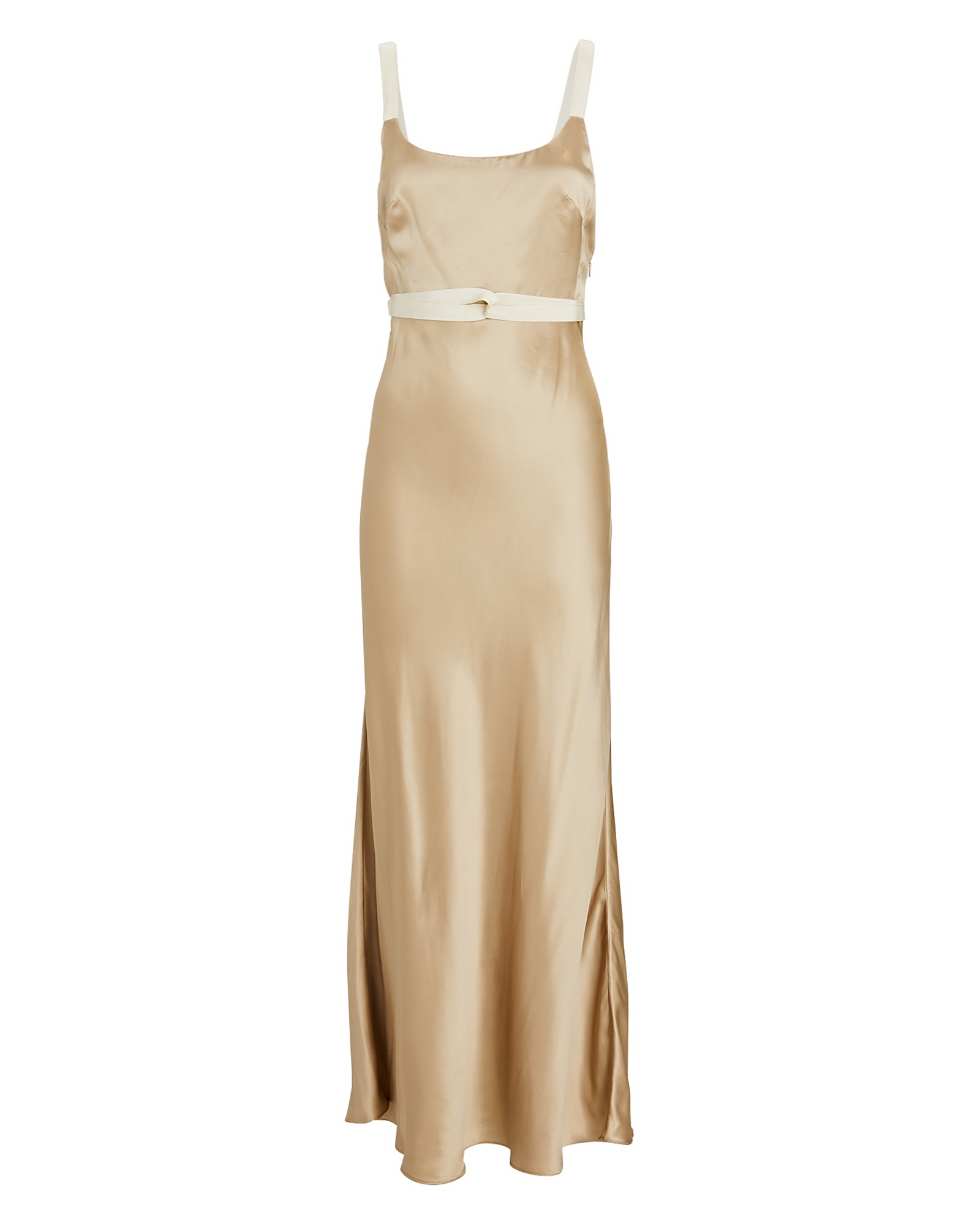 Brock Collection Tamara Satin Slip Maxi Dress | INTERMIX®