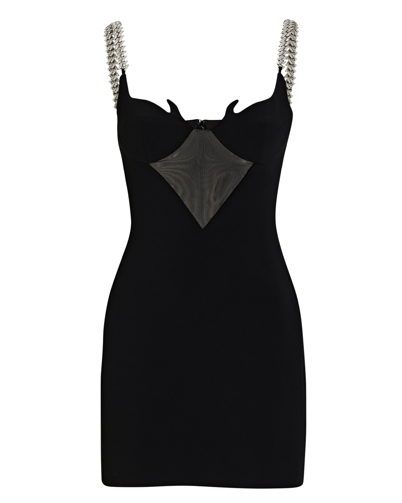 David Koma Flame Crystal-Strap Mini Dress | INTERMIX®