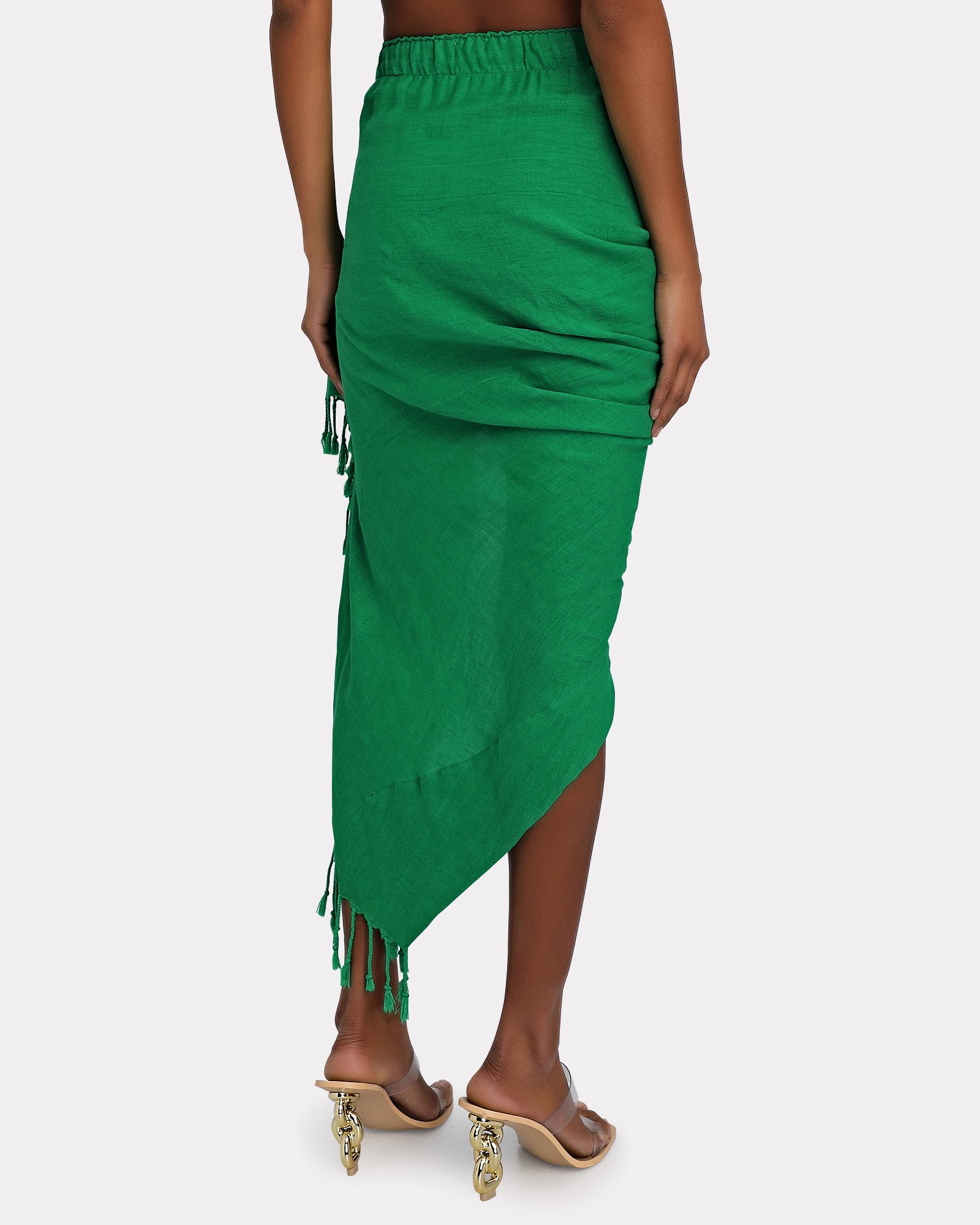 Just Bee Queen Tulum Skirt In Green | INTERMIX®