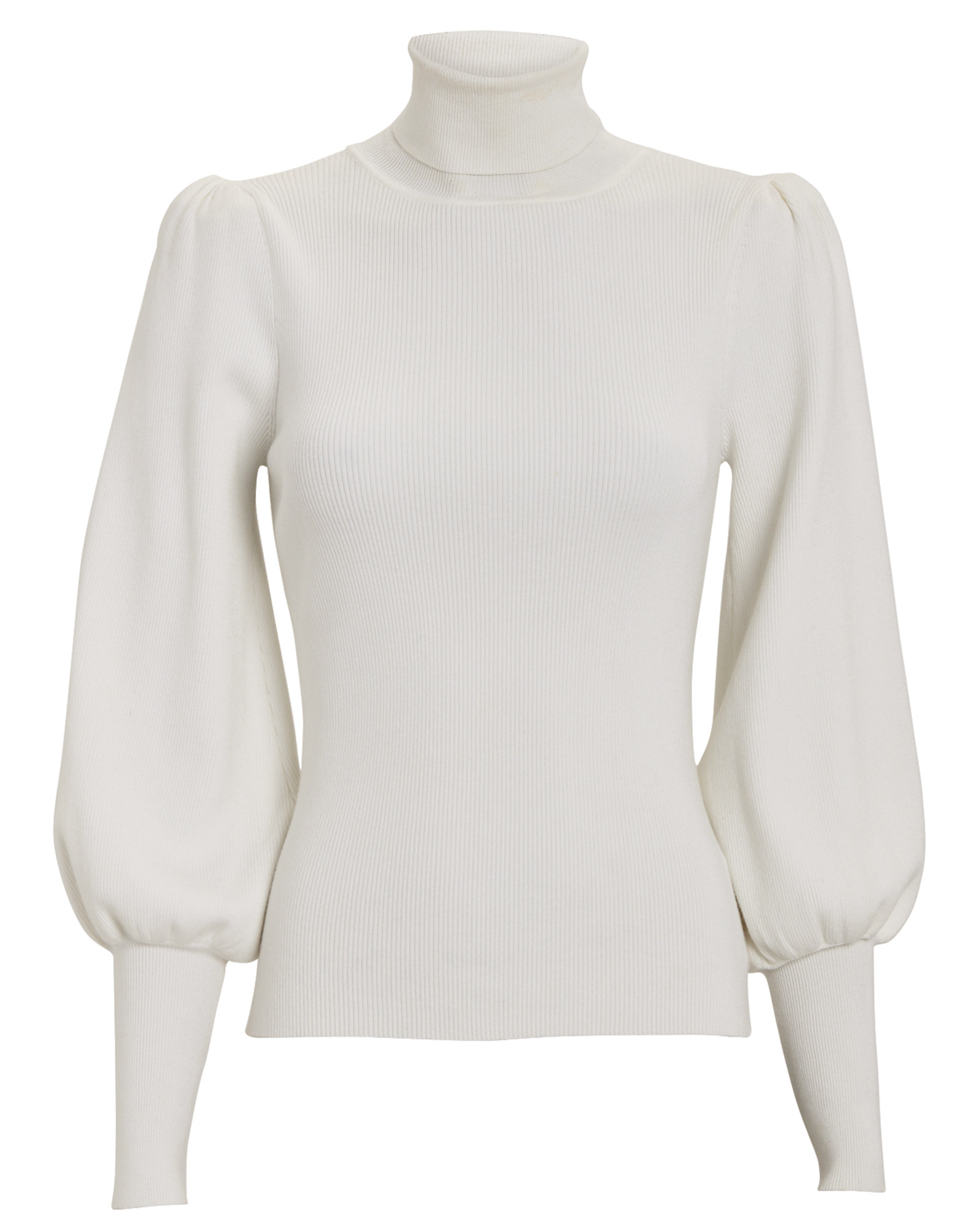 A.L.C . Karla Puff Sleeve Turtleneck In White | ModeSens