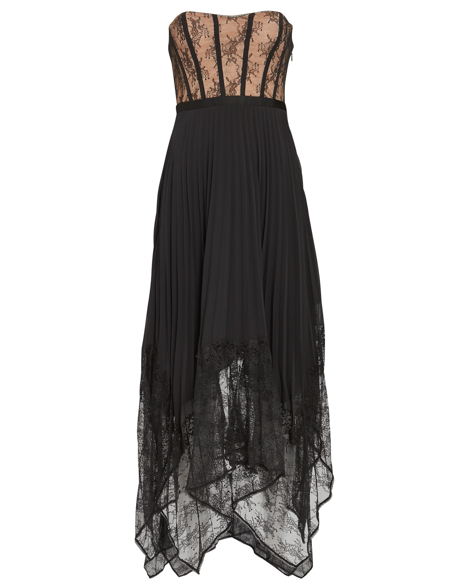 Jonathan Simkhai Scarlett Strapless Lace Midi Dress | INTERMIX®