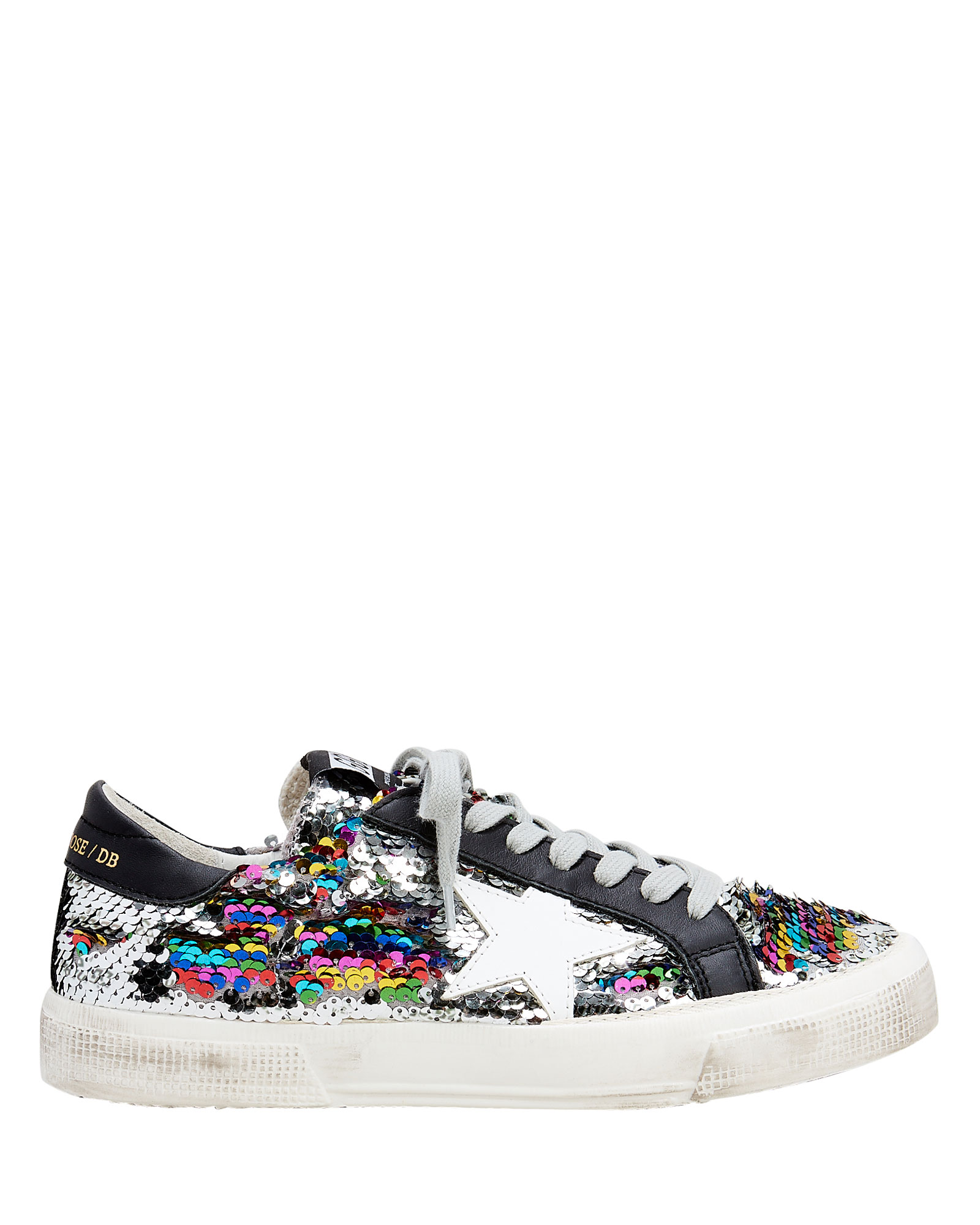 May Rainbow Sequin Low-Top Sneakers | INTERMIX®