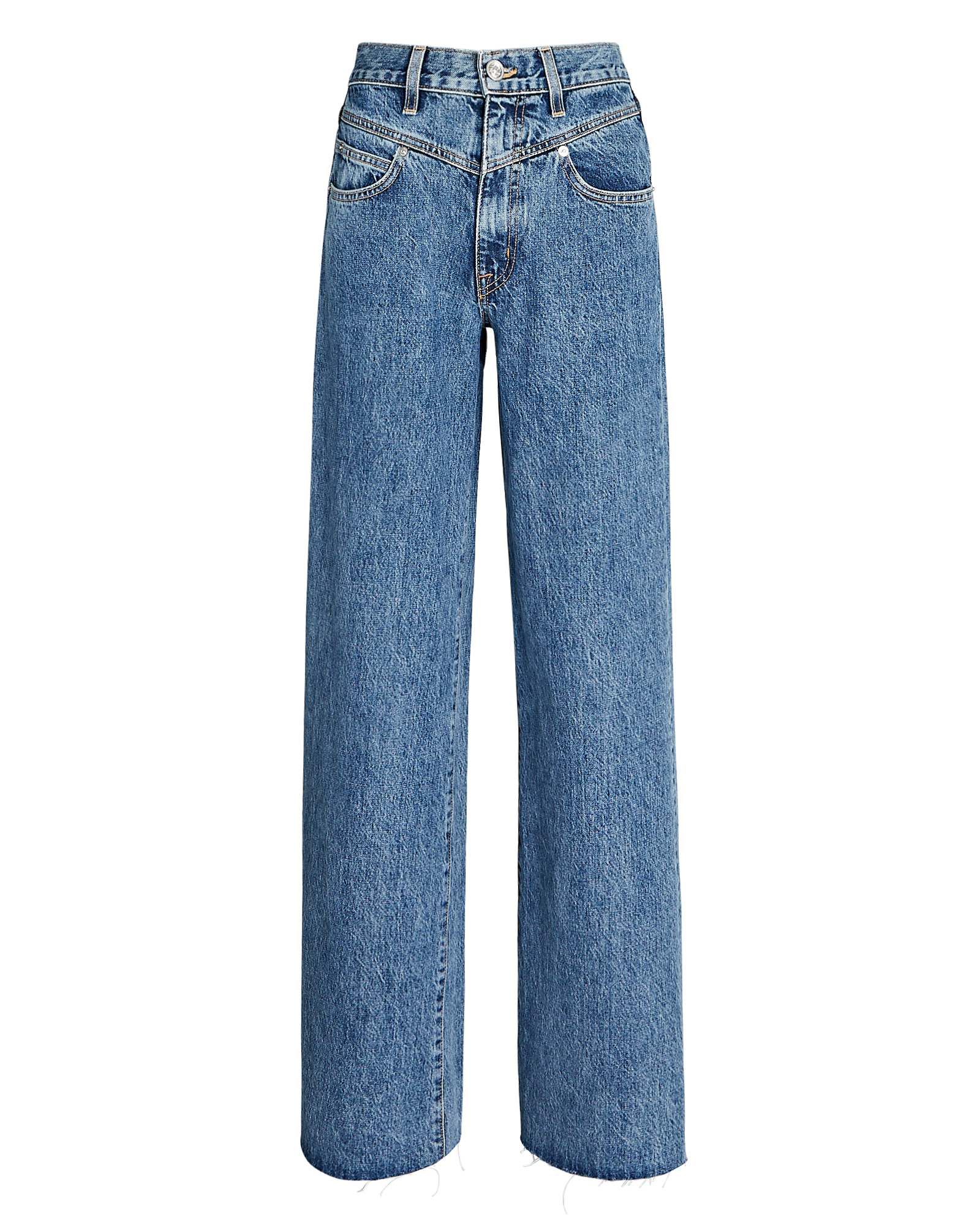 SLVRLAKE Grace High-Rise Jeans In Blue | INTERMIX®