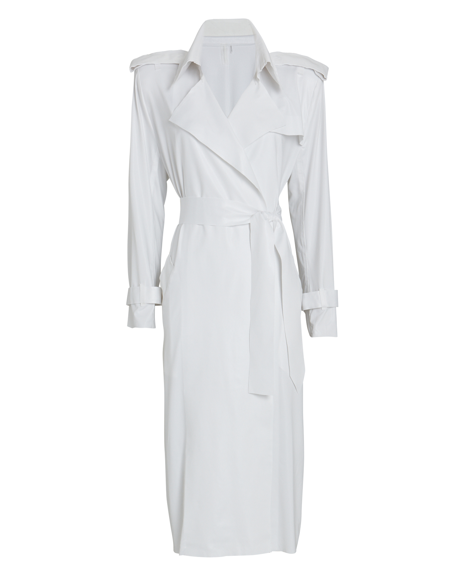 Norma Kamali Double-Breasted Trench Coat | INTERMIX®