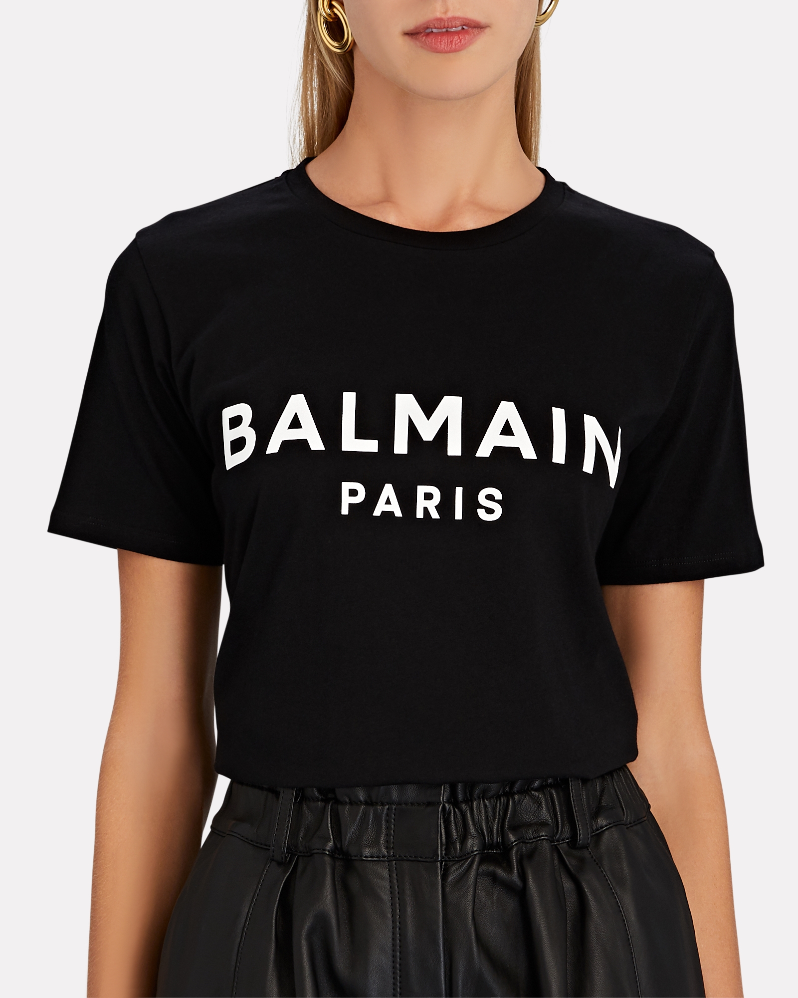 Balmain Cotton Logo T-Shirt | INTERMIX®