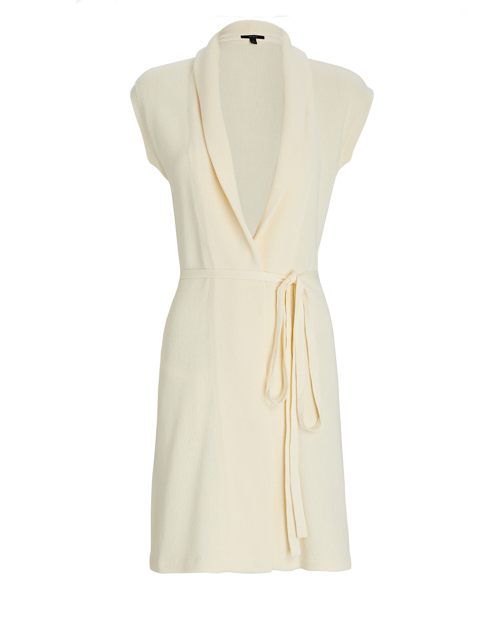 Trois the Label Alex Cotton Mini Wrap Dress | INTERMIX®
