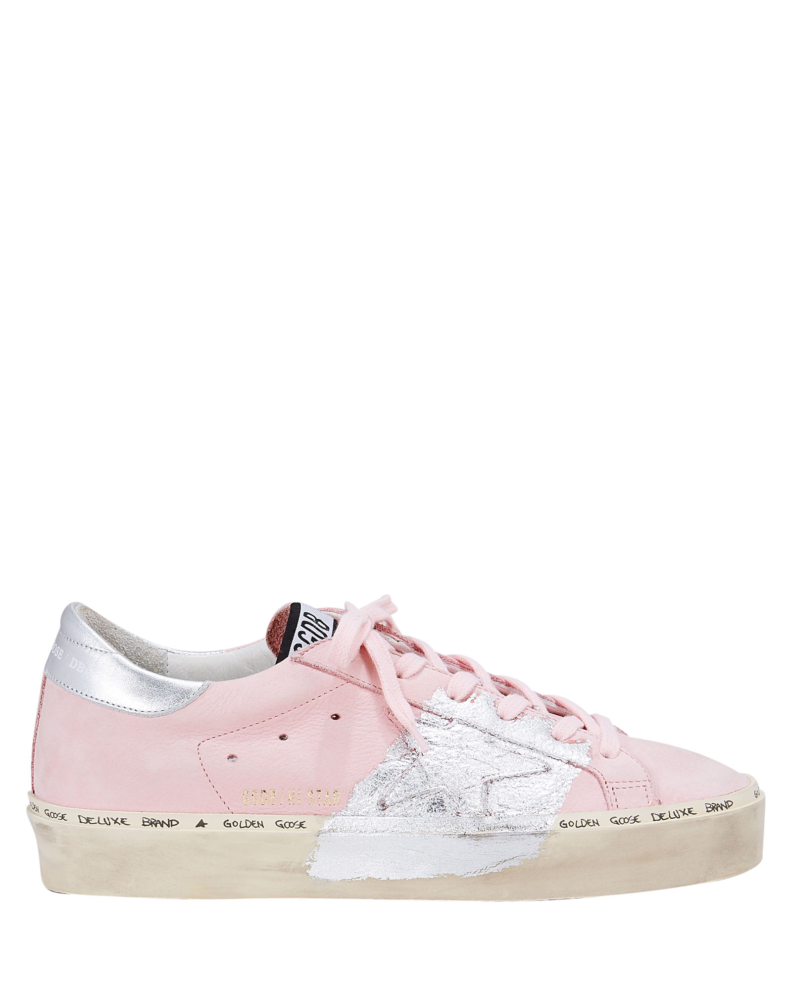 Hi Star Silver Paint Pink Leather Low-Top Sneakers | INTERMIX®