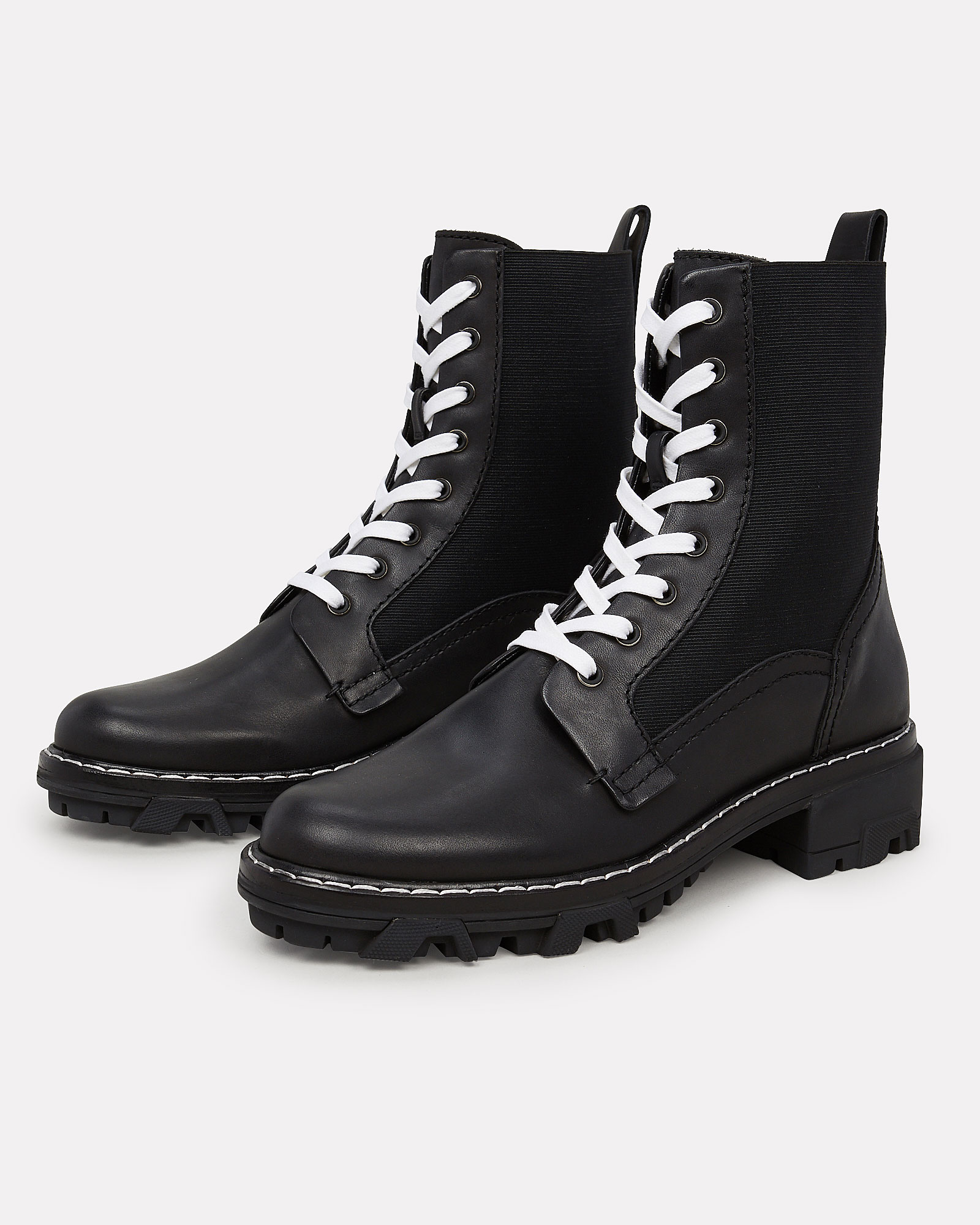 Rag & Bone Shiloh Leather Combat Boots | INTERMIX®