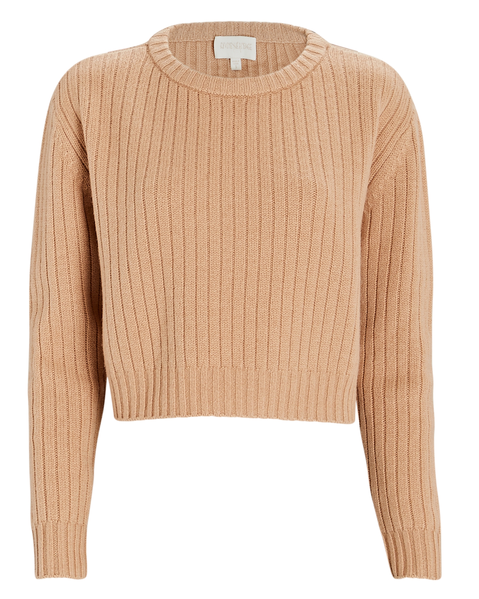 Divine Heritage Cropped Wool-Cashmere Sweater | INTERMIX®