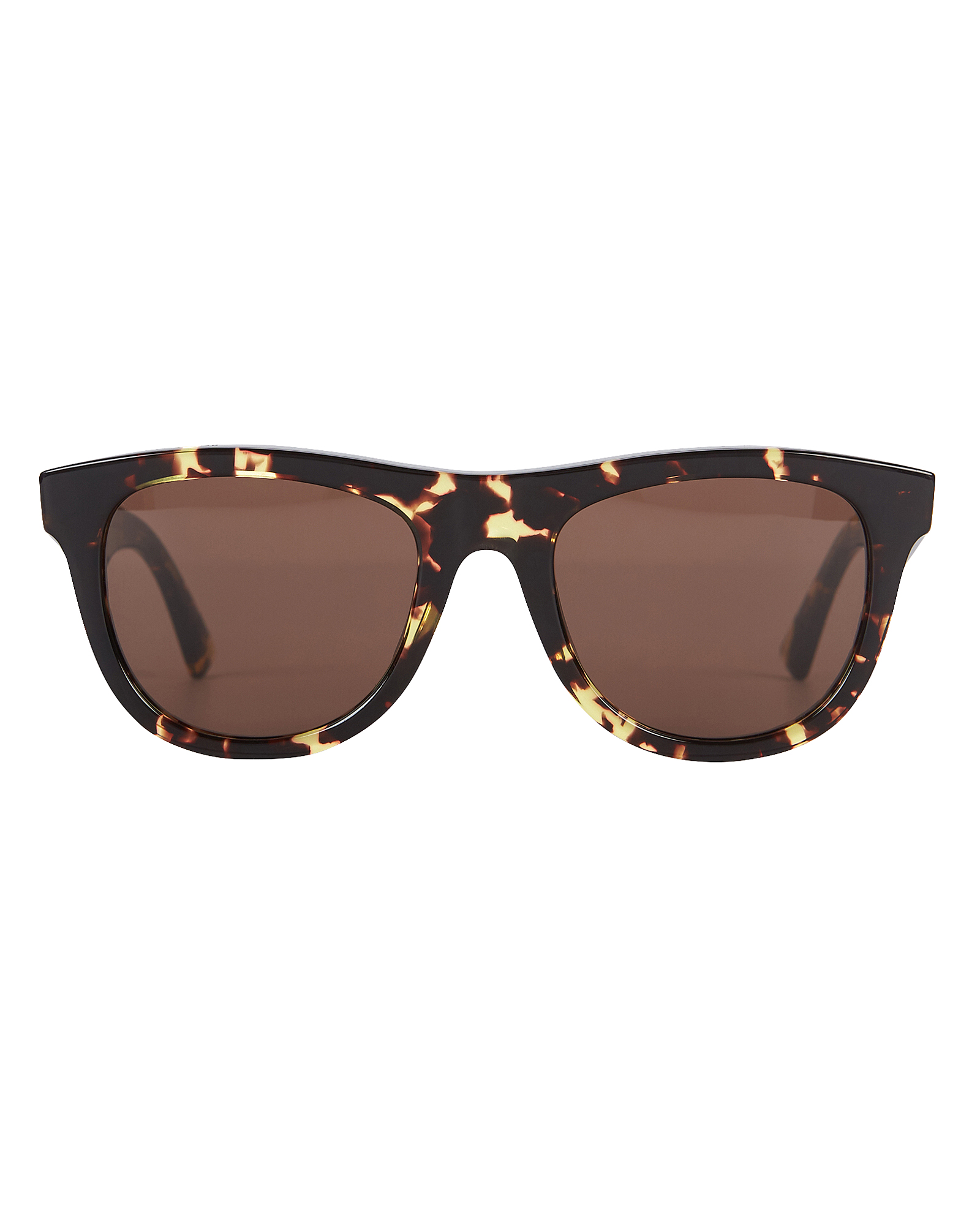 Bottega Veneta | Spotted Havana Wayfarer Sunglasses | INTERMIX®