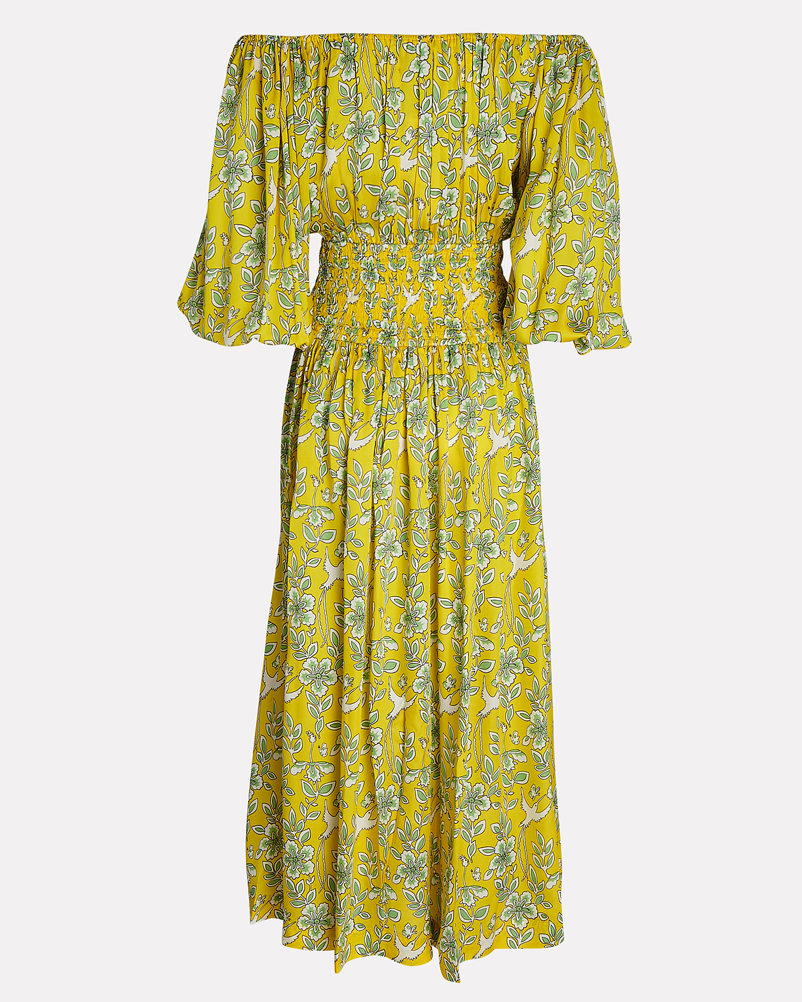 RHODE Florence Floral Off-the-Shoulder Dress | INTERMIX®